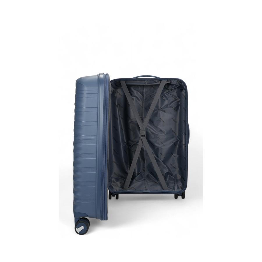 Nomad Discover 65cm Hardside Checked Suitcase Navy Navy