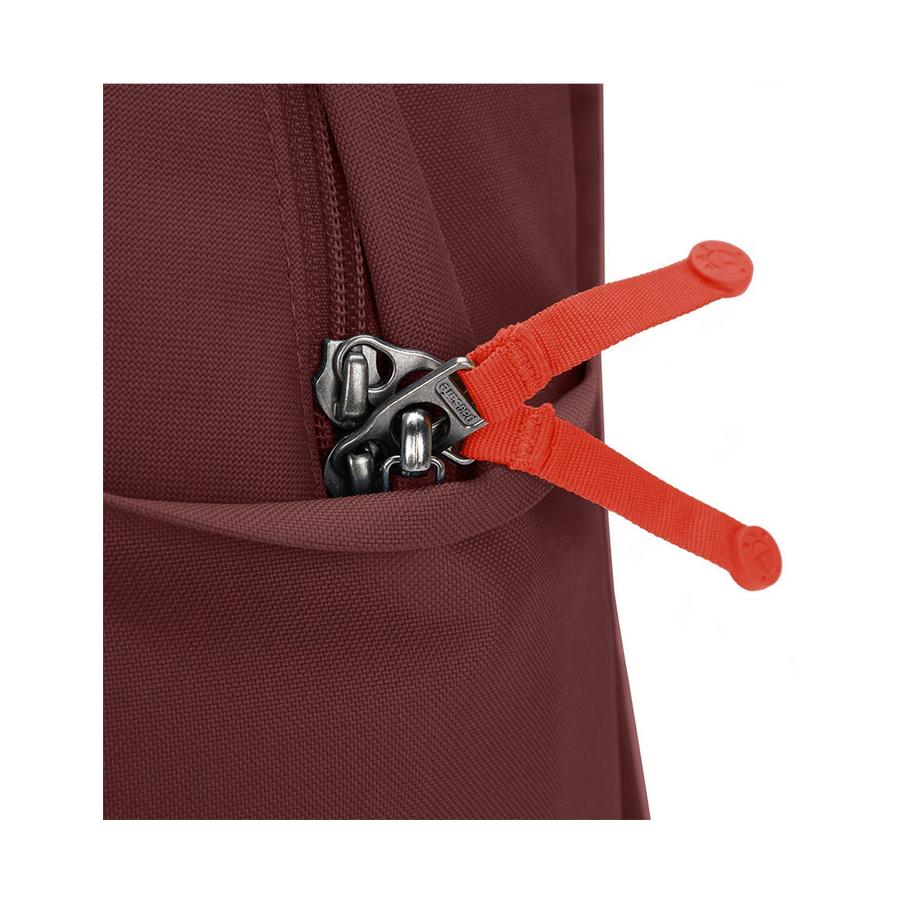 Pacsafe GO 15L Anti-Theft Recycled Backpack Garnet Red Garnet Red