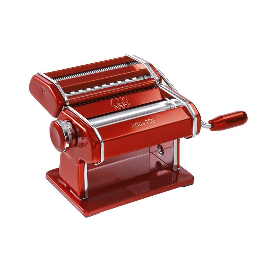 Marcato Atlas 150 Design Pasta Machine Red Red