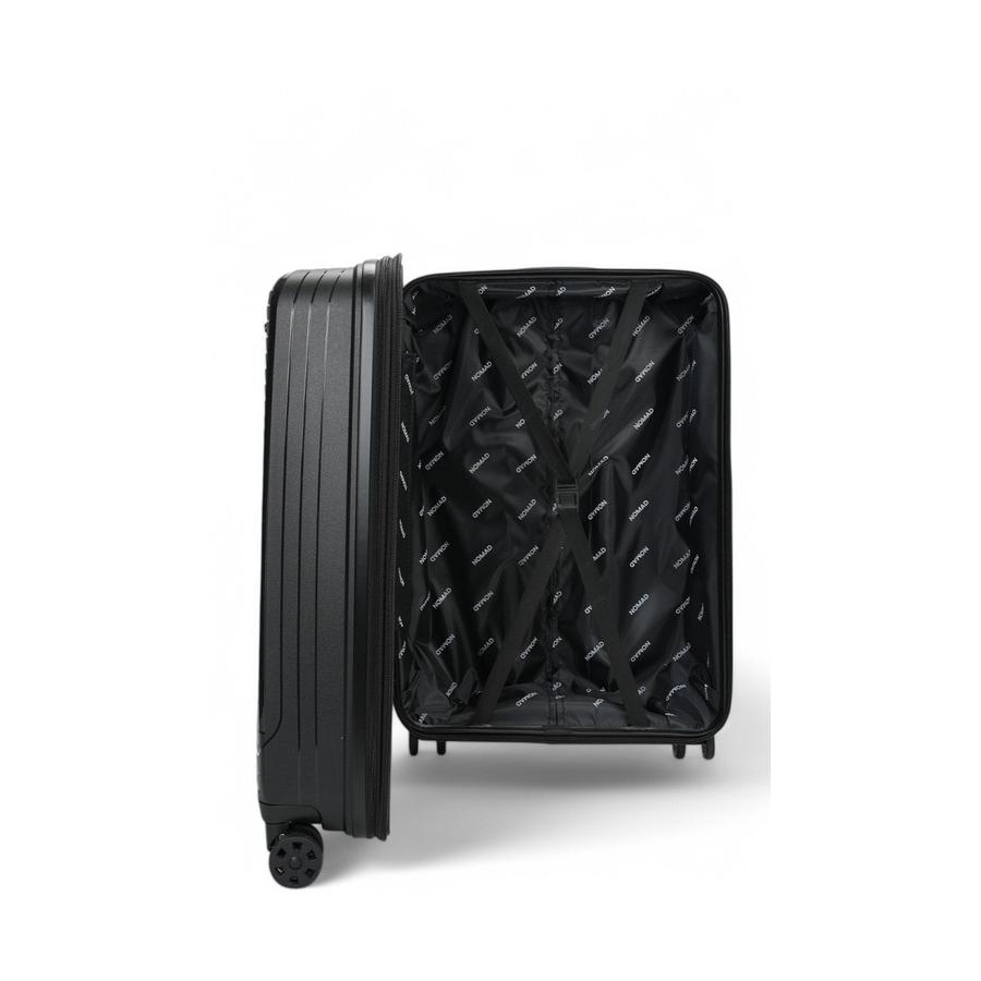 Nomad Venture 56cm & 65cm Hardside Luggage Set Black Black