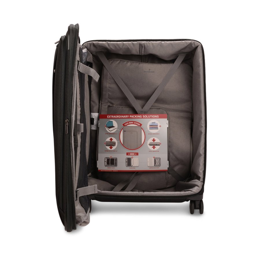 Victorinox Werks Traveler 6.0 71cm Softside Checked Suitcase Black Black