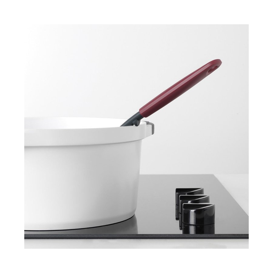 Brabantia Tasty+ Spatula Plus Fork Aubergine Red Aubergine Red