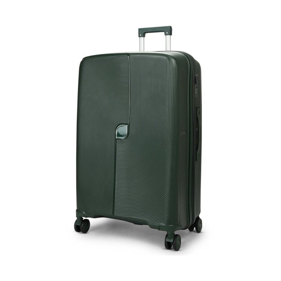 Caselite Aero 75cm Hardside Checked Suitcase Forest Green Forest Green