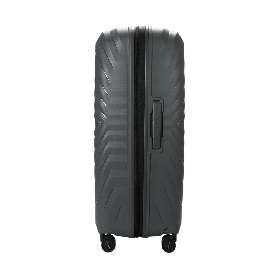 Samsonite Octolite Neo 81cm Hardside Checked Suitcase Gunmetal Gunmetal