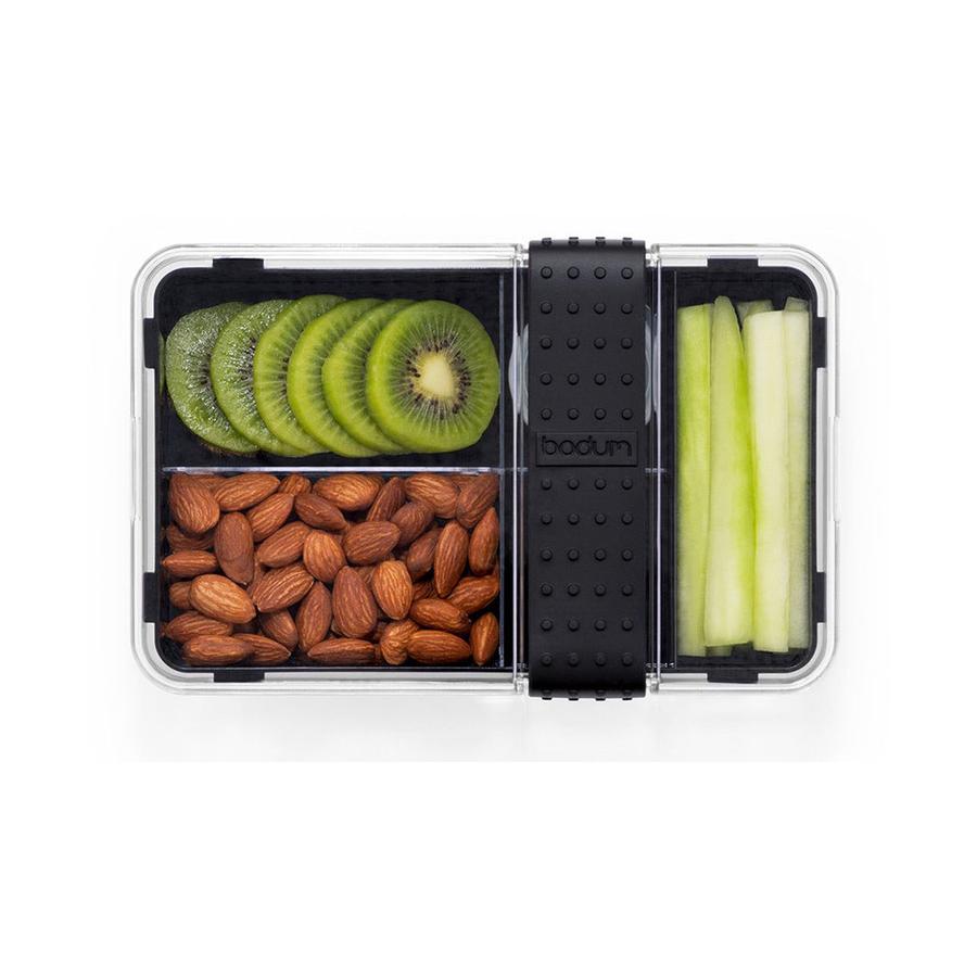 Bodum Bistro Lunch Box with Cutlery Black Black