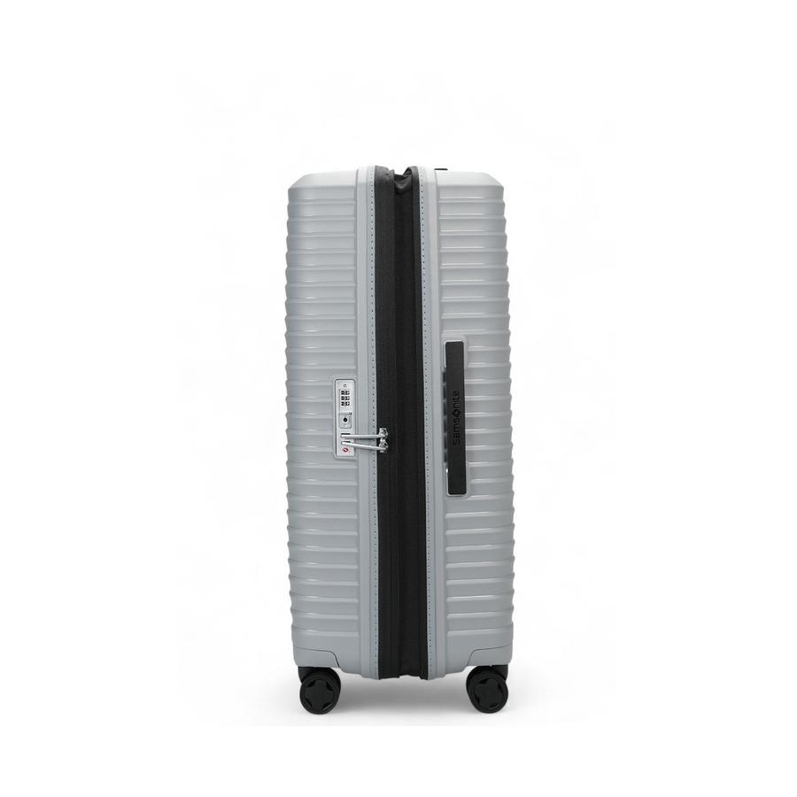 Samsonite Upscape 75cm Hardside Checked Suitcase Platinum Platinum