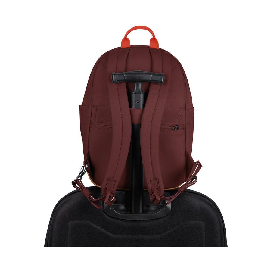 Pacsafe GO 15L Anti-Theft Recycled Backpack Garnet Red Garnet Red
