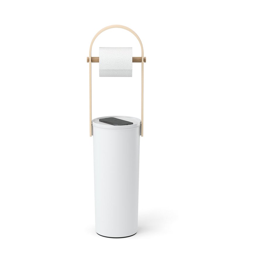 Umbra Bellwood Toilet Paper Holder & Reserve White/Natural White/Natural