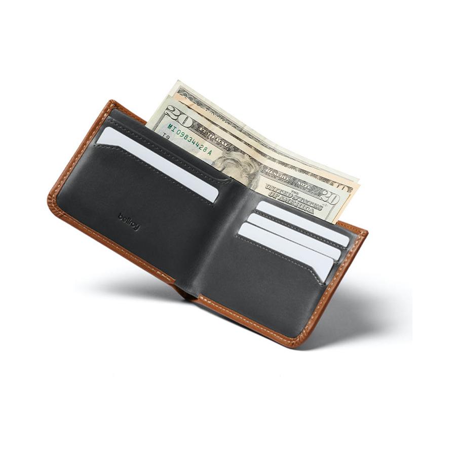 Bellroy RFID Hide & Seek LO Leather Wallet Caramel Caramel