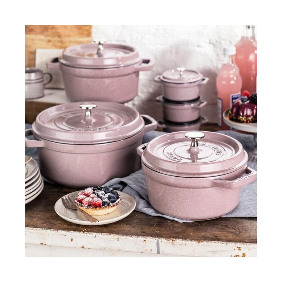 Staub 24cm (3.8L) Round Cocotte Blossom Blossom