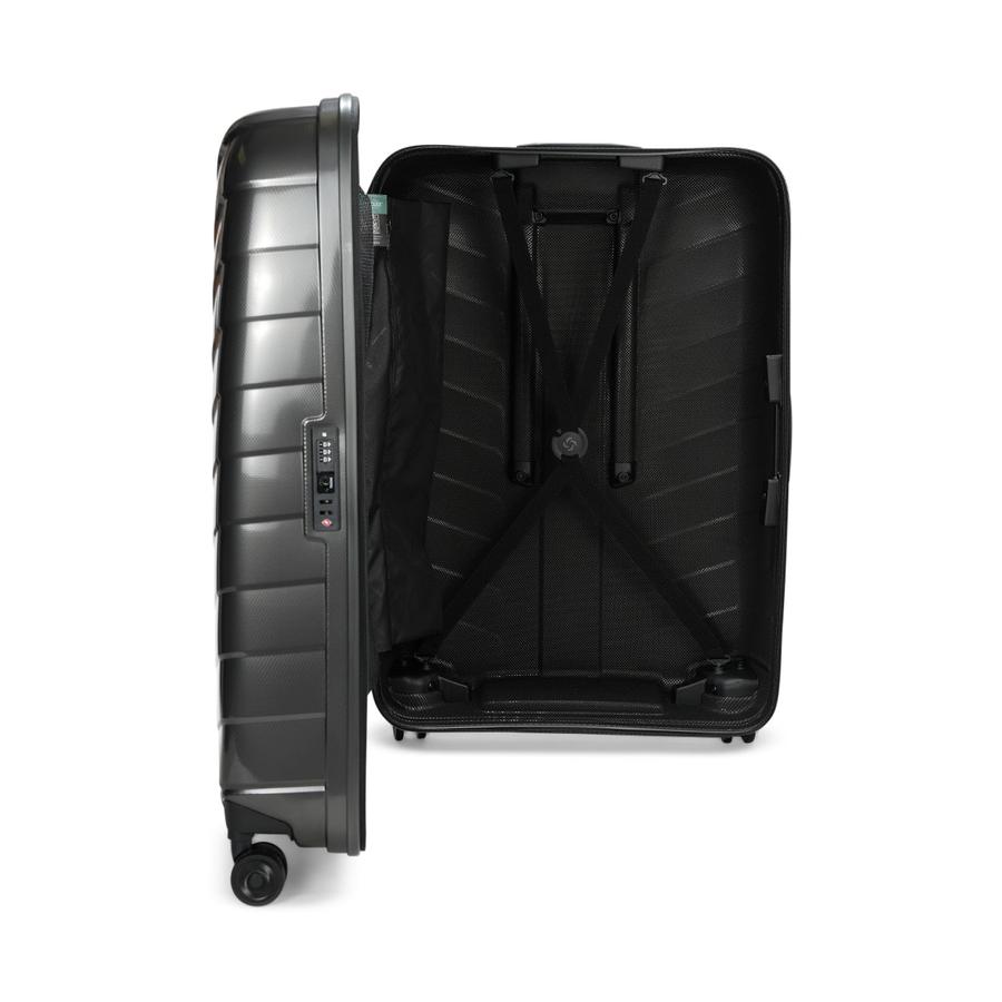 Samsonite Attrix 81cm Hardside Checked Suitcase Anthracite Anthracite