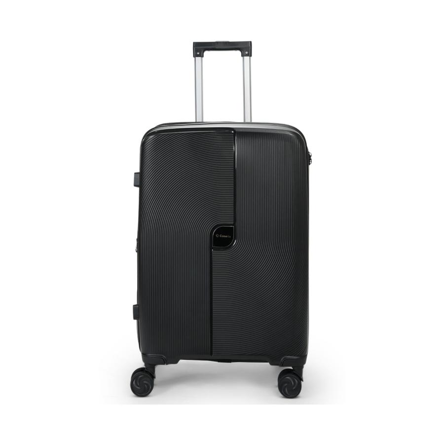 Caselite Aero 56cm & 65cm Hardside Luggage Set Black Black