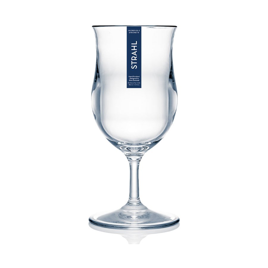 Strahl Design+ 399ml Plastic Pina Colada Glass Set of 4 Clear Clear