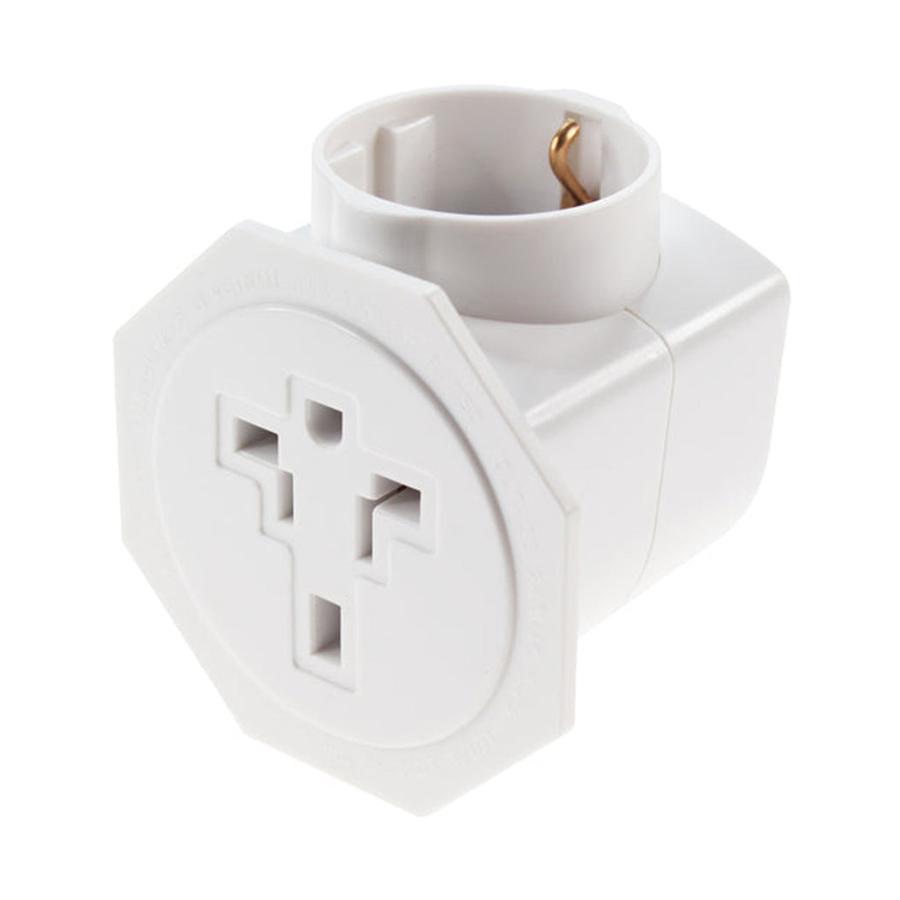 Jackson Universal Power Adapter with Surge Protection White White