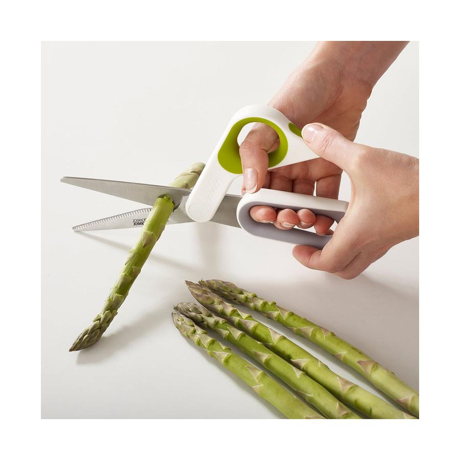 Joseph Joseph PowerGrip Kitchen Scissors White White