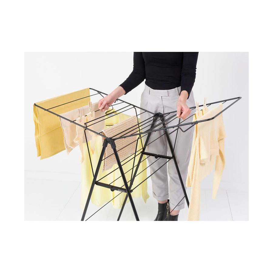 Brabantia Hangon 15m Drying Rack Matte Black Matte Black