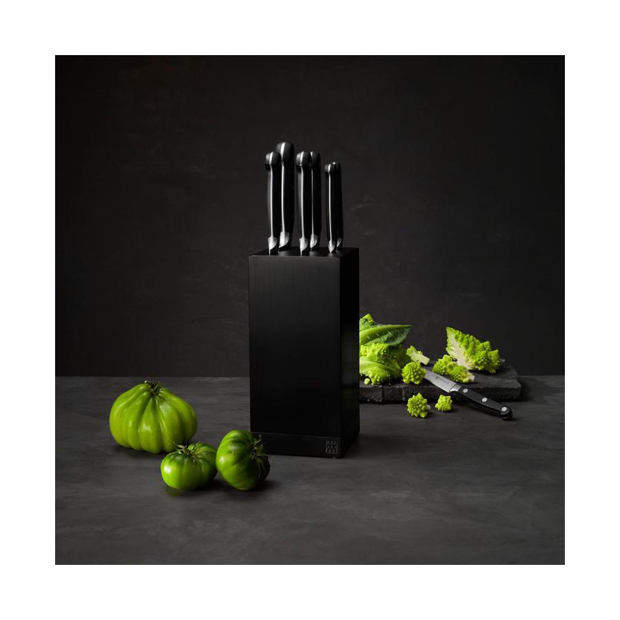Zwilling Empty Knife Block w/ Concrete Base Black Black