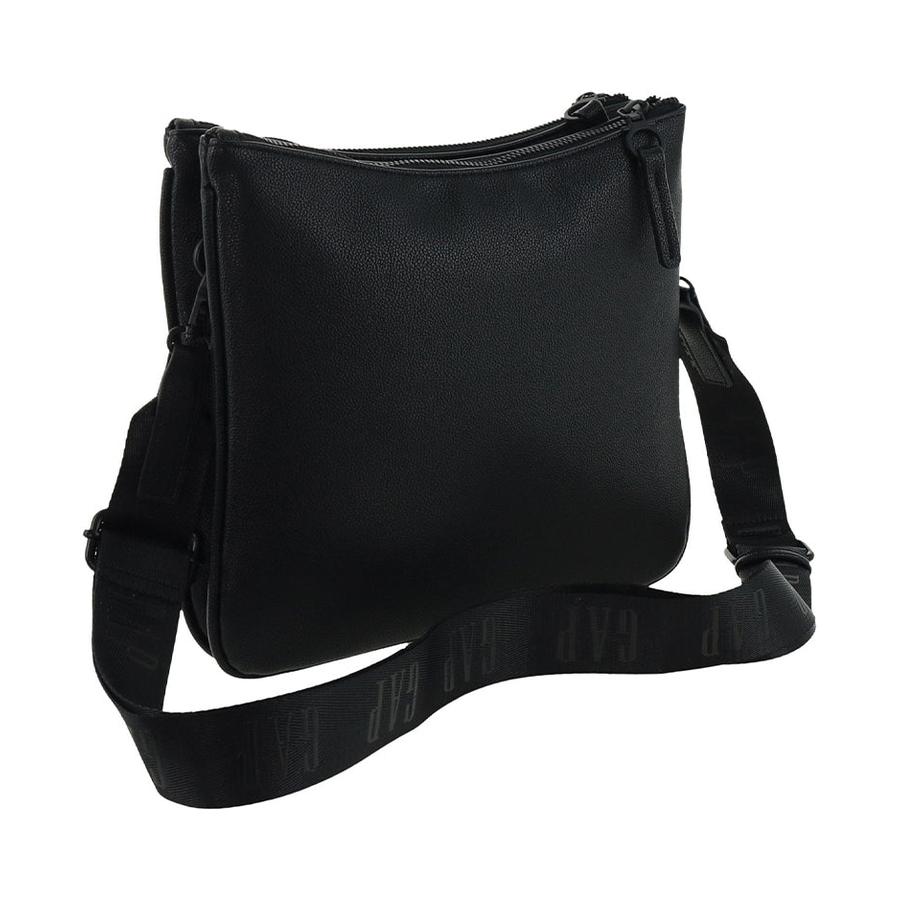 Gap Asher Ladies Vegan Leather Classy Crossbody Bag Black Black