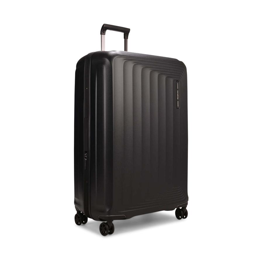 Samsonite Nuon 75cm Hardside Checked Suitcase Matte Graphite Matte Graphite