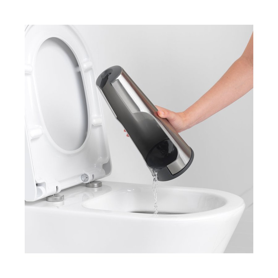 Brabantia ReNew Toilet Brush and Holder Matte Steel Matte Steel
