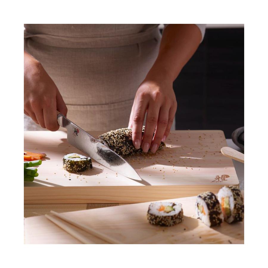 Miyabi Birchwood 18cm Santoku Knife Natural Natural