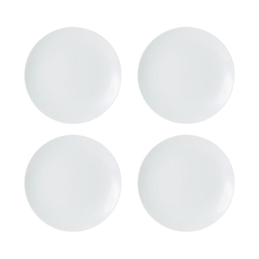 Mikasa Chalk 12-Piece Porcelain Dinner Set White White