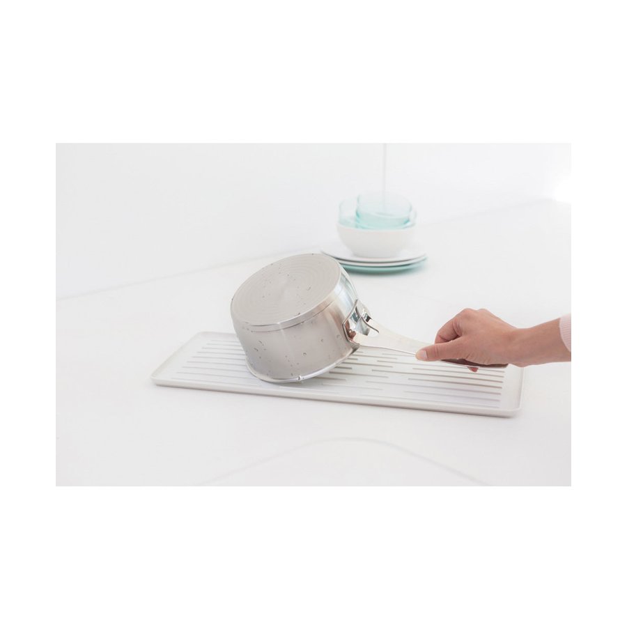 Brabantia Compact Dish Drying Rack Light Grey Light Grey