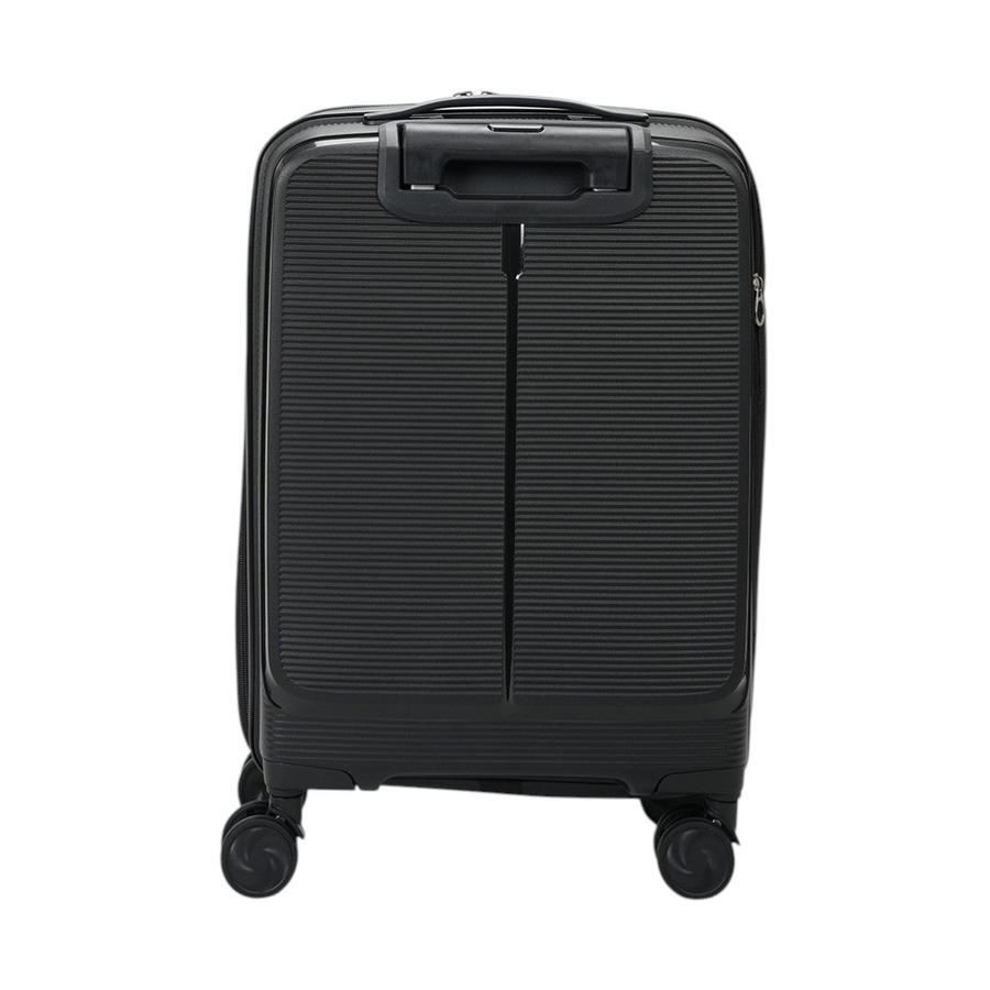 Caselite Venture 57cm Top Open Hardside Carry-On Suitcase Black Black