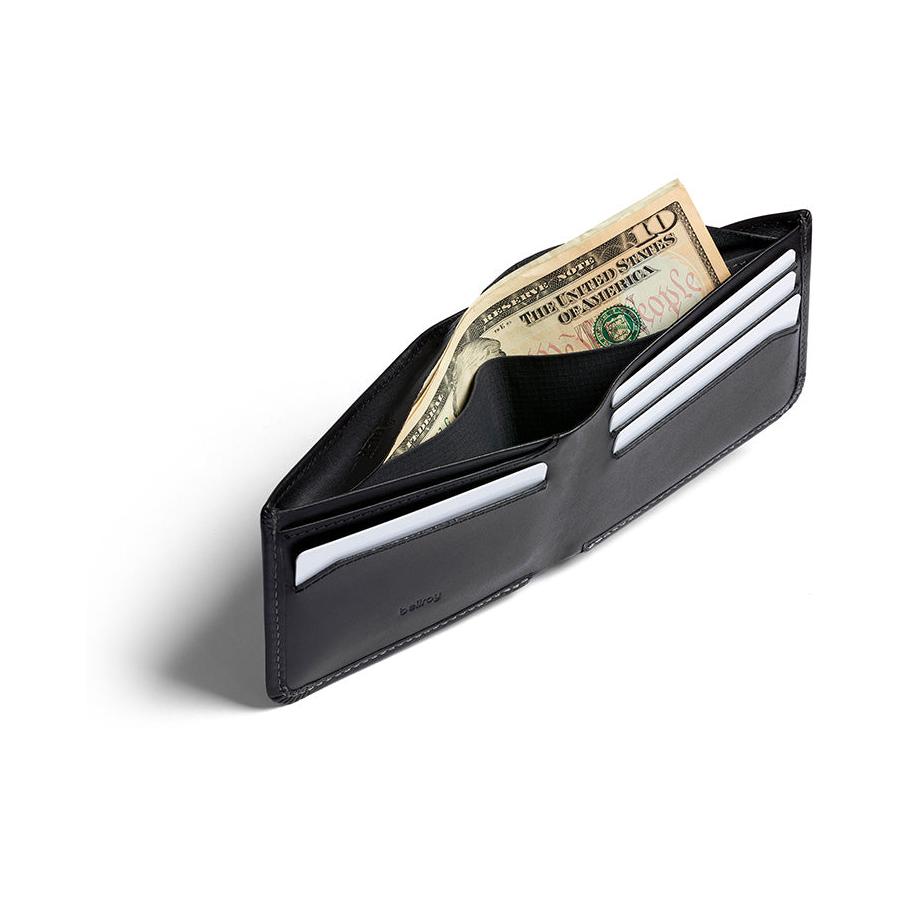 Bellroy RFID Hide & Seek LO Leather Wallet Black Black