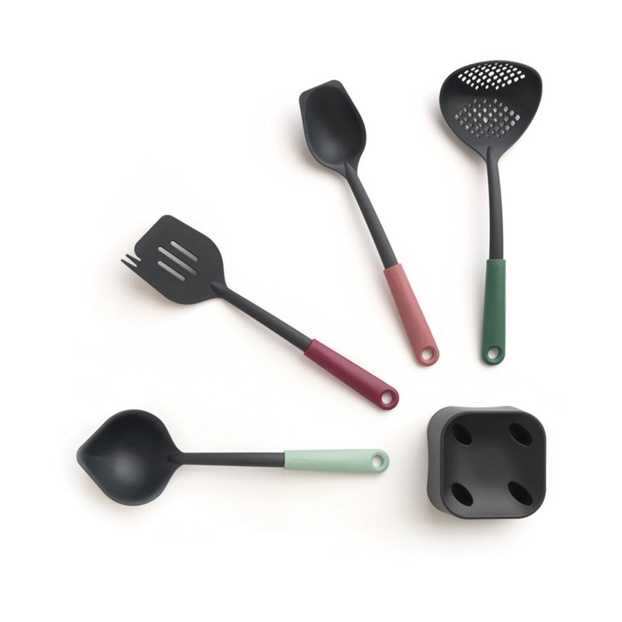 Brabantia Tasty+ Kitchen Utensils Set Multi Coloured Multi Coloured