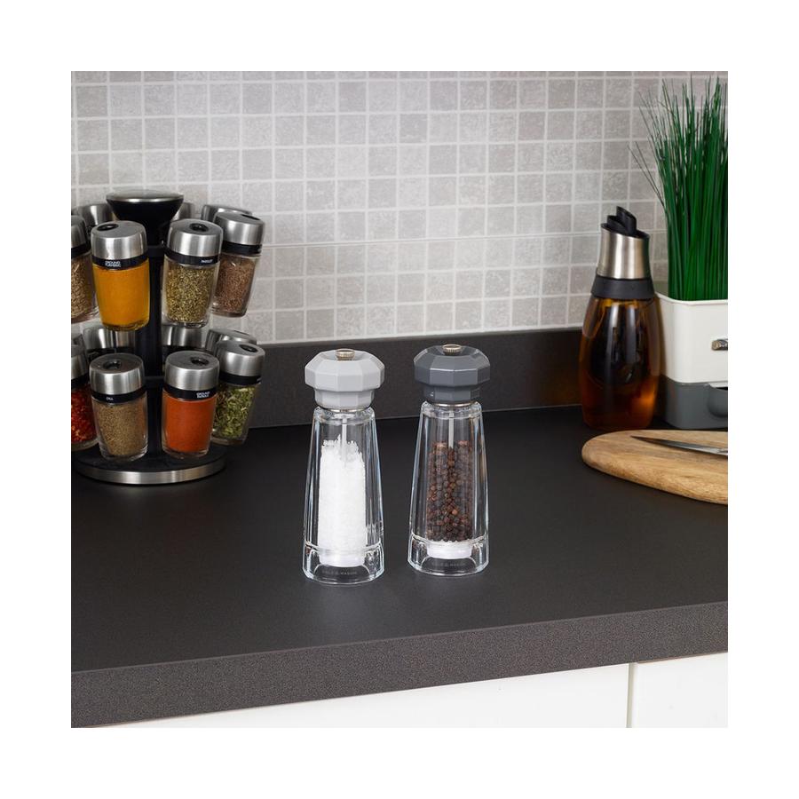 Cole & Mason Lowestoft Salt & Pepper Mill Gift Set Clear Clear