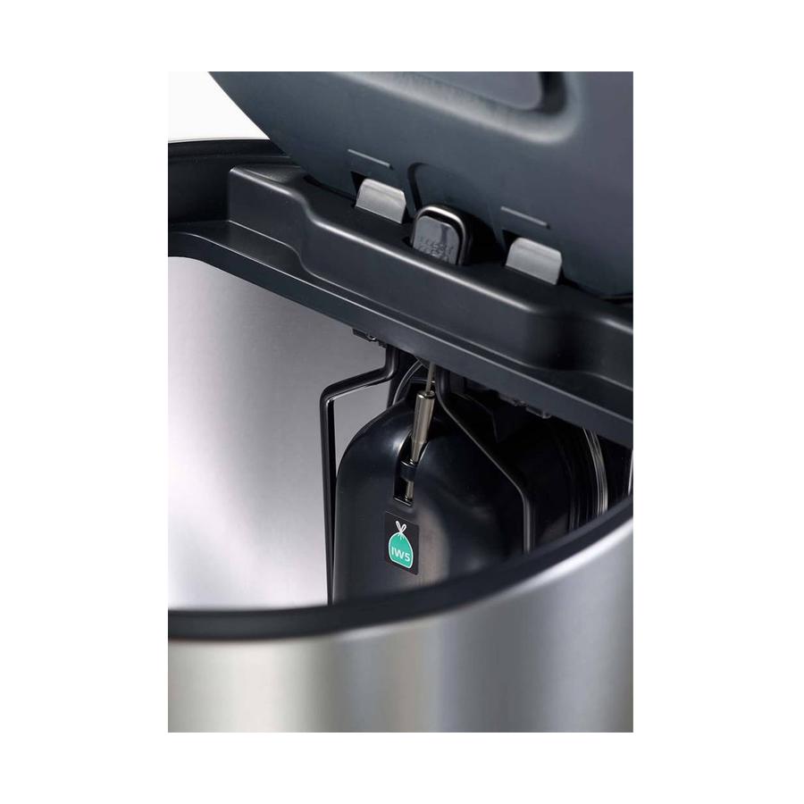 Joseph Joseph Arc 30L Easy Push Pedal Bin Stainless Steel Stainless Steel