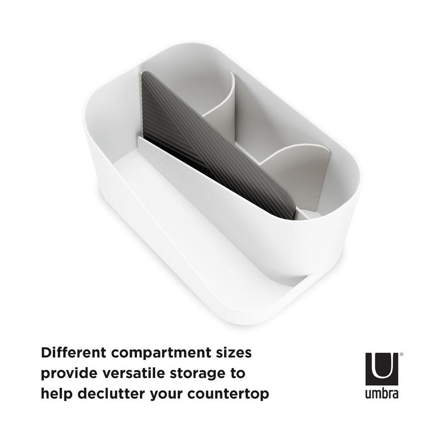 Umbra Glam Hair Tool Organiser White/Charcoal White/Charcoal