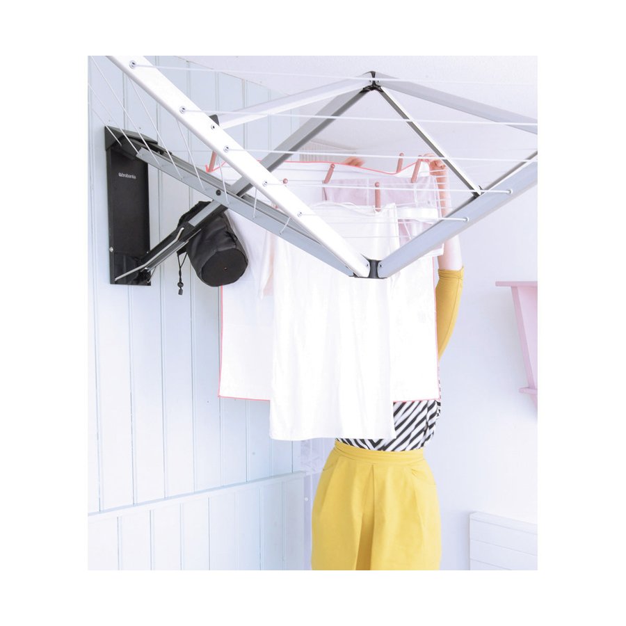 Brabantia WallFix Dryer & Protection Cover Metallic Grey Metallic Grey