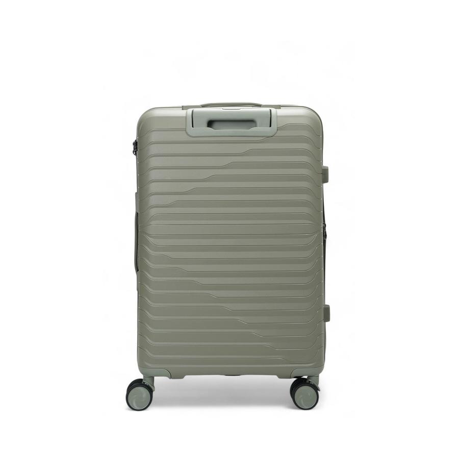 Caselite Summit 65cm Hardside Checked Suitcase Moss Moss