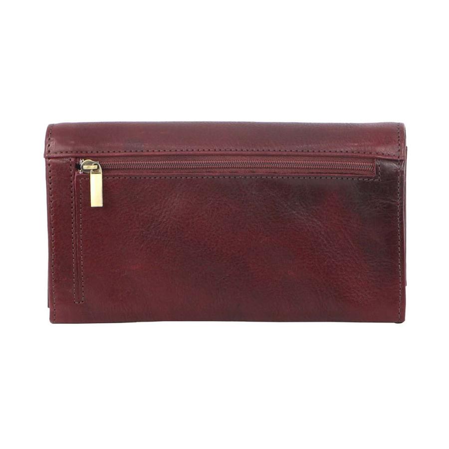 Pierre Cardin Nora Ladies Italian Leather RFID Wallet Cherry Cherry