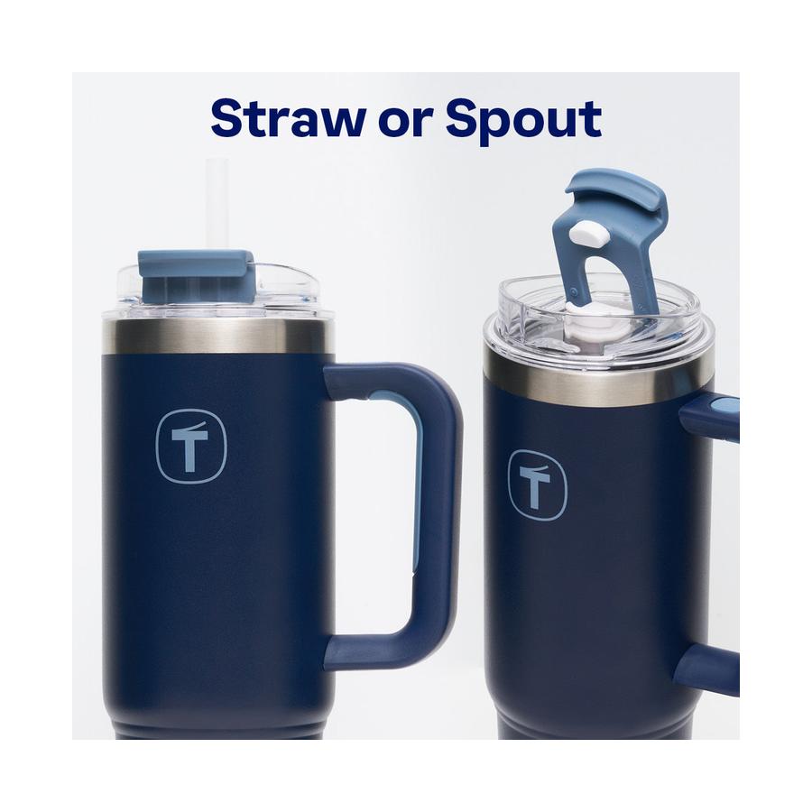 Tupperware Big T Thermal Straw Tumbler 1.1L Nocturnal Sea Nocturnal Sea