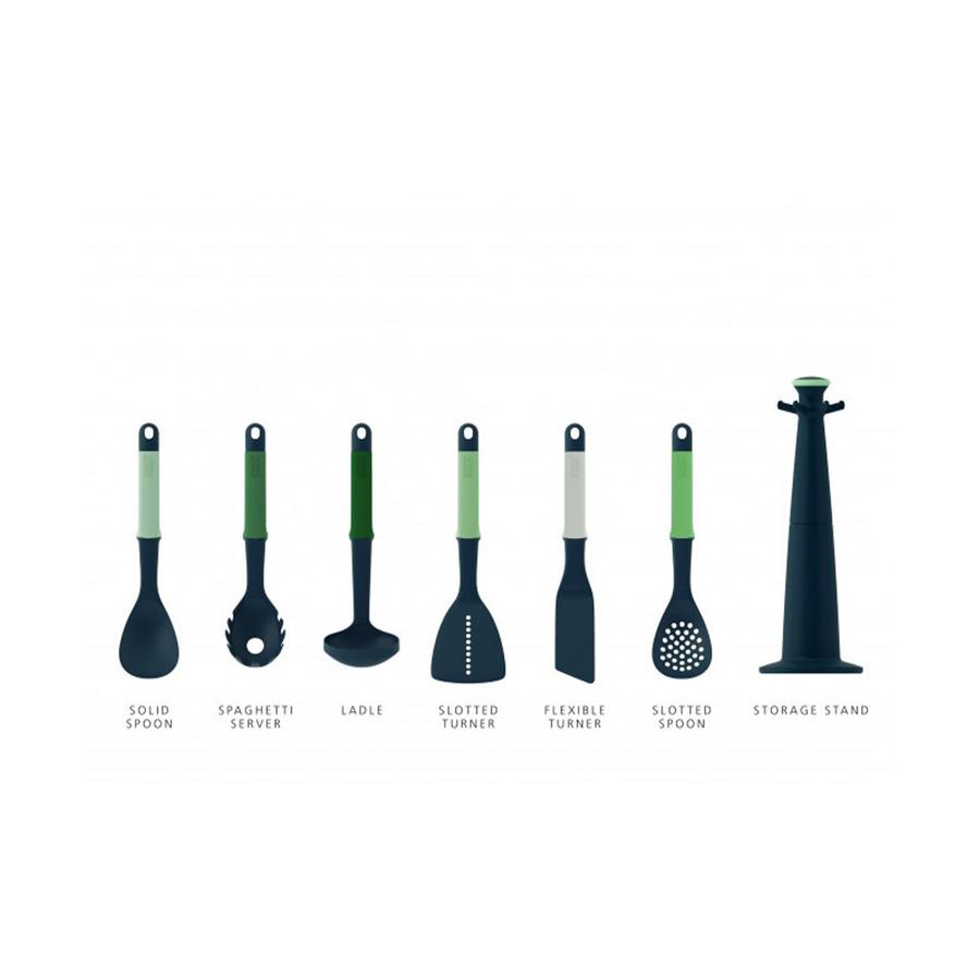 Joseph Joseph Elevate Carousel 6-Piece Utensil Set Sage Sage