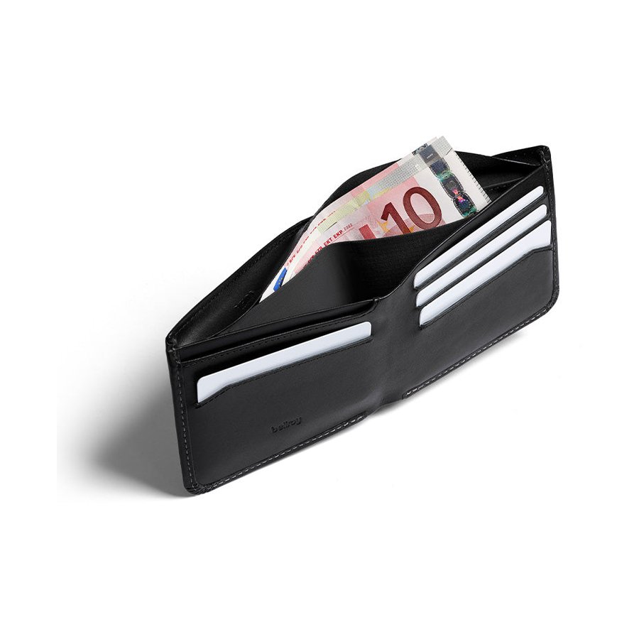 Bellroy RFID Hide & Seek HI Leather Wallet Black Black