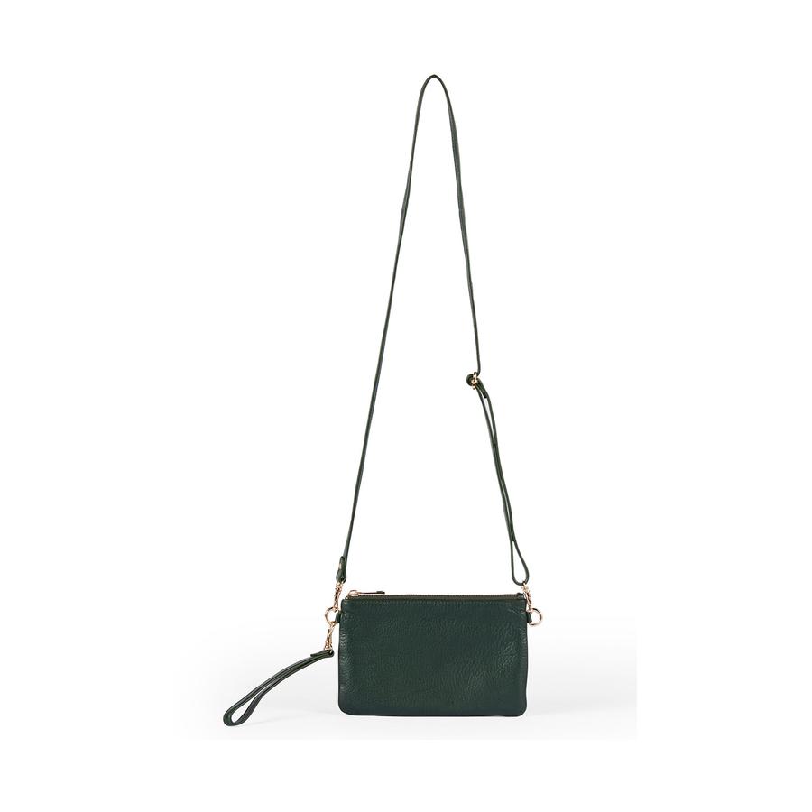 Duffle&Co Sienna Single Crossbody Bag Forest Forest