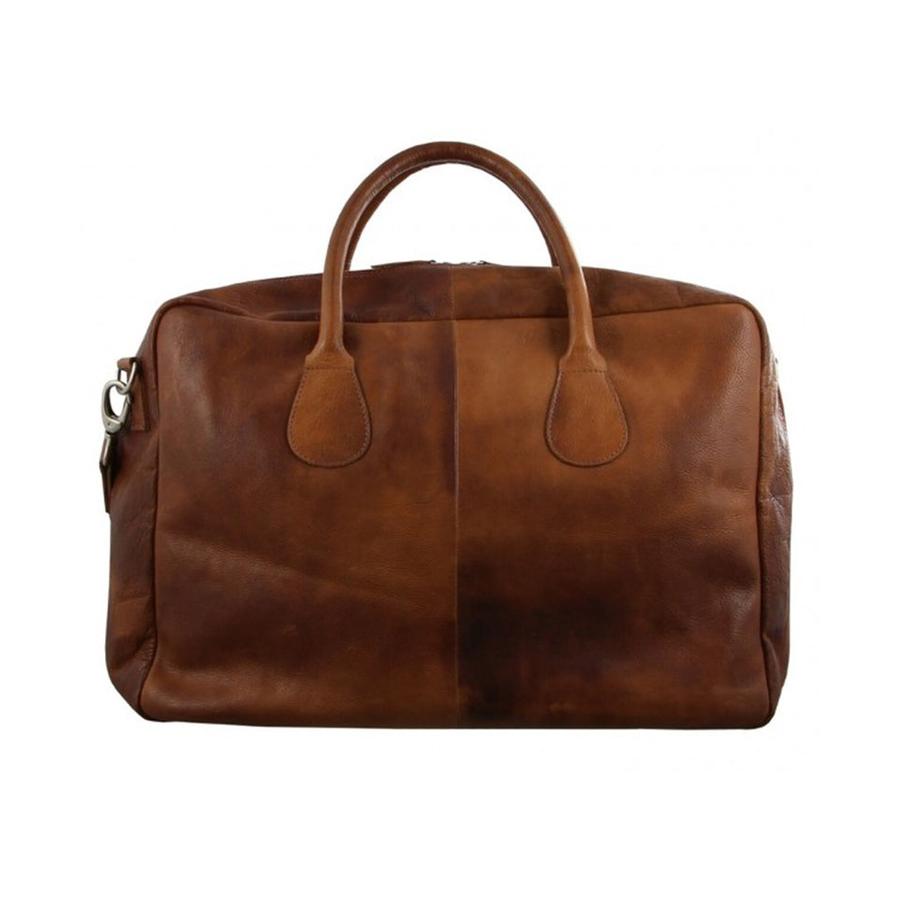 Pierre Cardin Lawson Rustic Leather 13" Laptop Bag Cognac Cognac