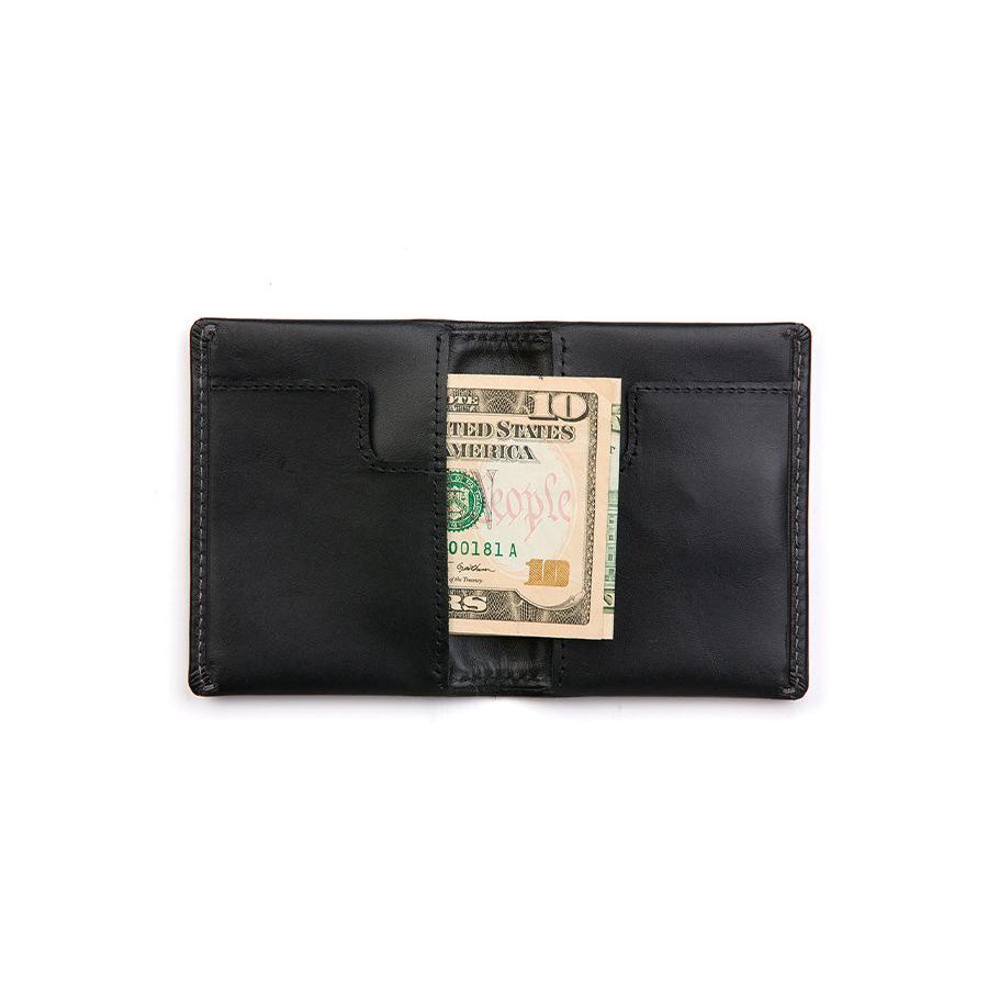 Bellroy Slim Sleeve Leather Wallet Black Black
