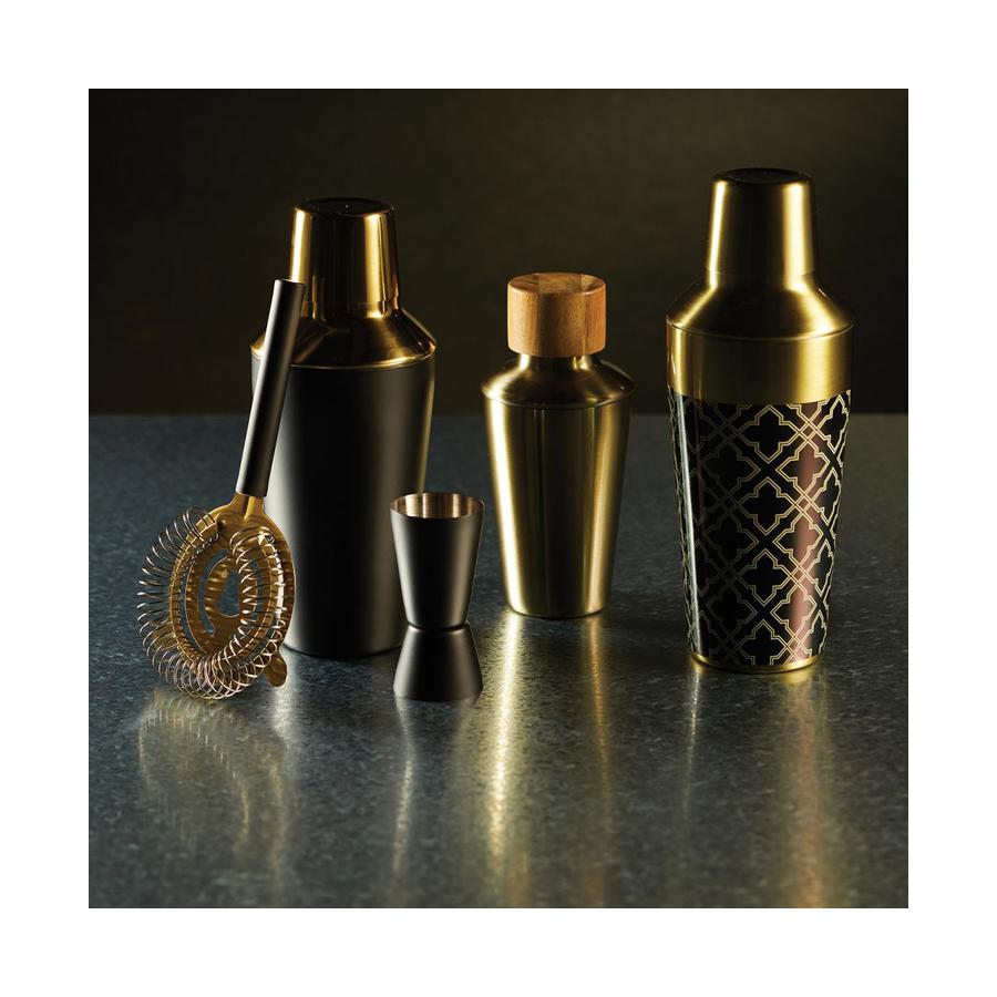 Barcraft Cocktail 3 Piece Set Black Black