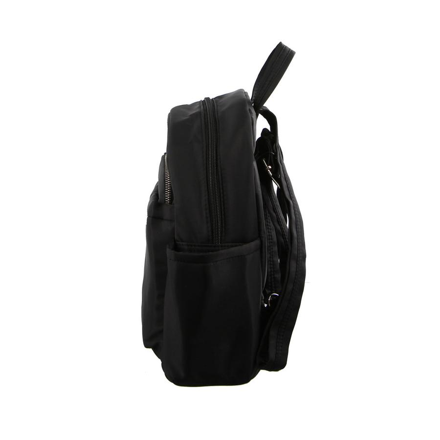 Pierre Cardin Mika Anti-Theft RFID Backpack Black Black