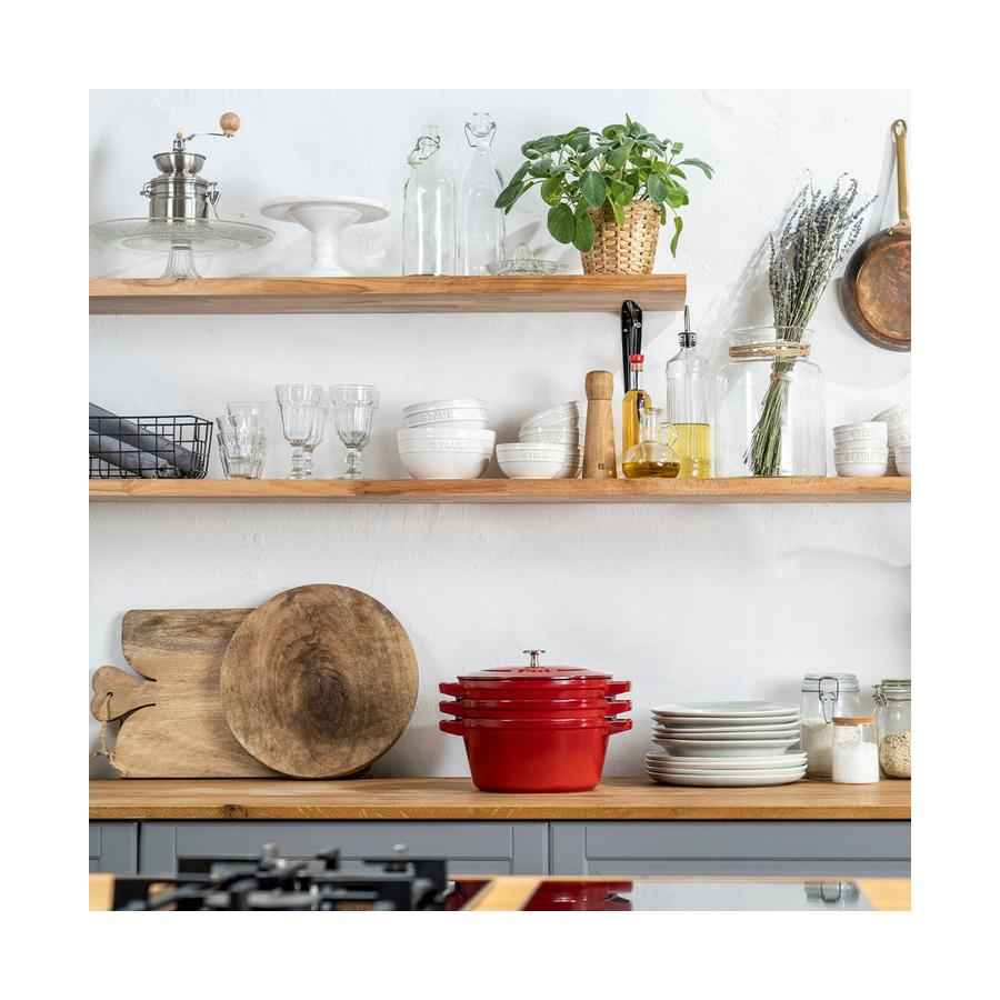 Staub 4 Piece Cookware Set Cherry Red Cherry Red