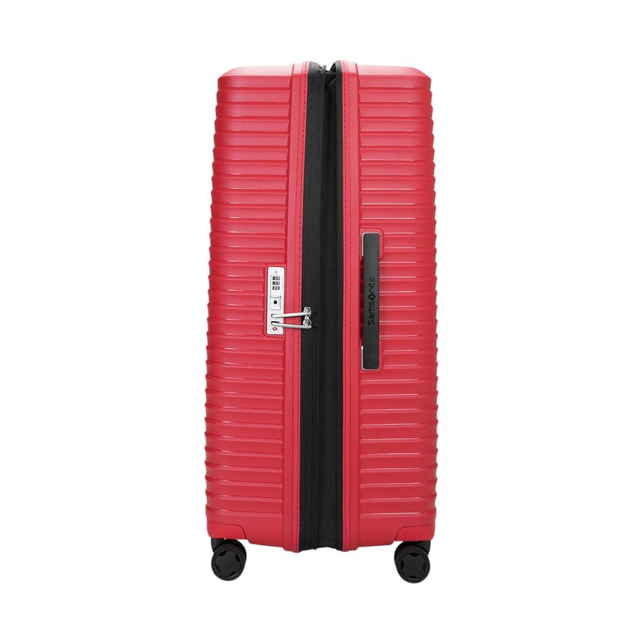 Samsonite Upscape 81cm Hardside Checked Suitcase Ruby Red Ruby Red