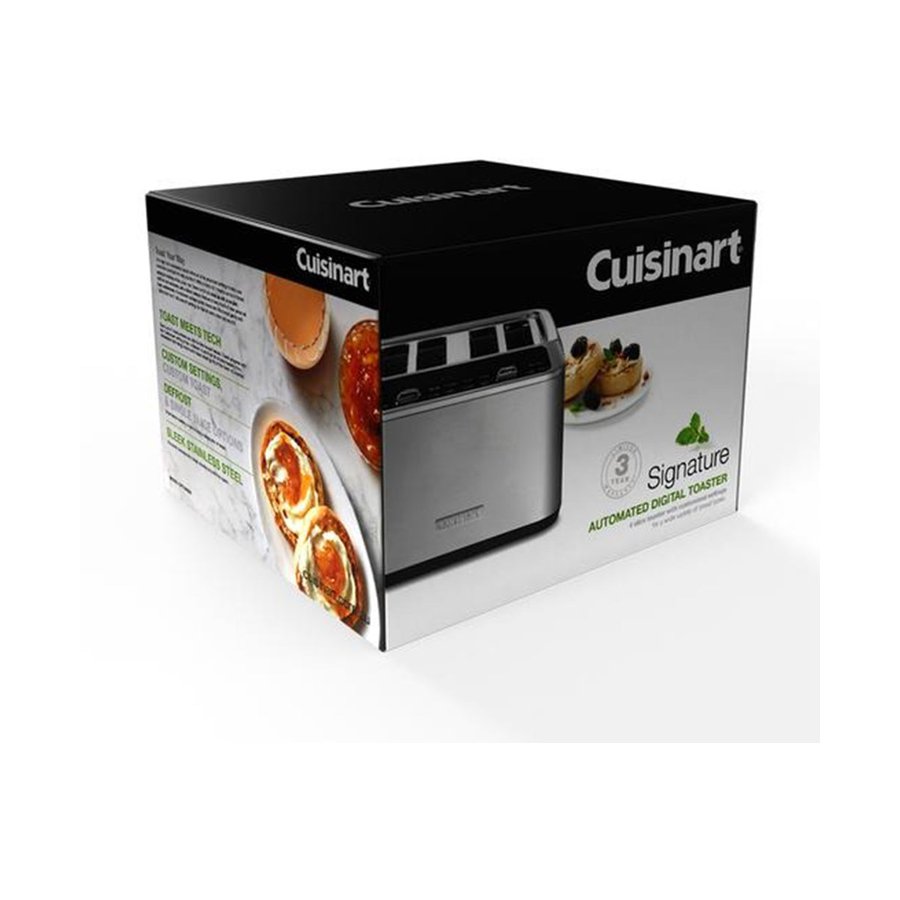 Cuisinart Signature Automated Digital 4 Slice Toaster Stainless Steel Stainless Steel