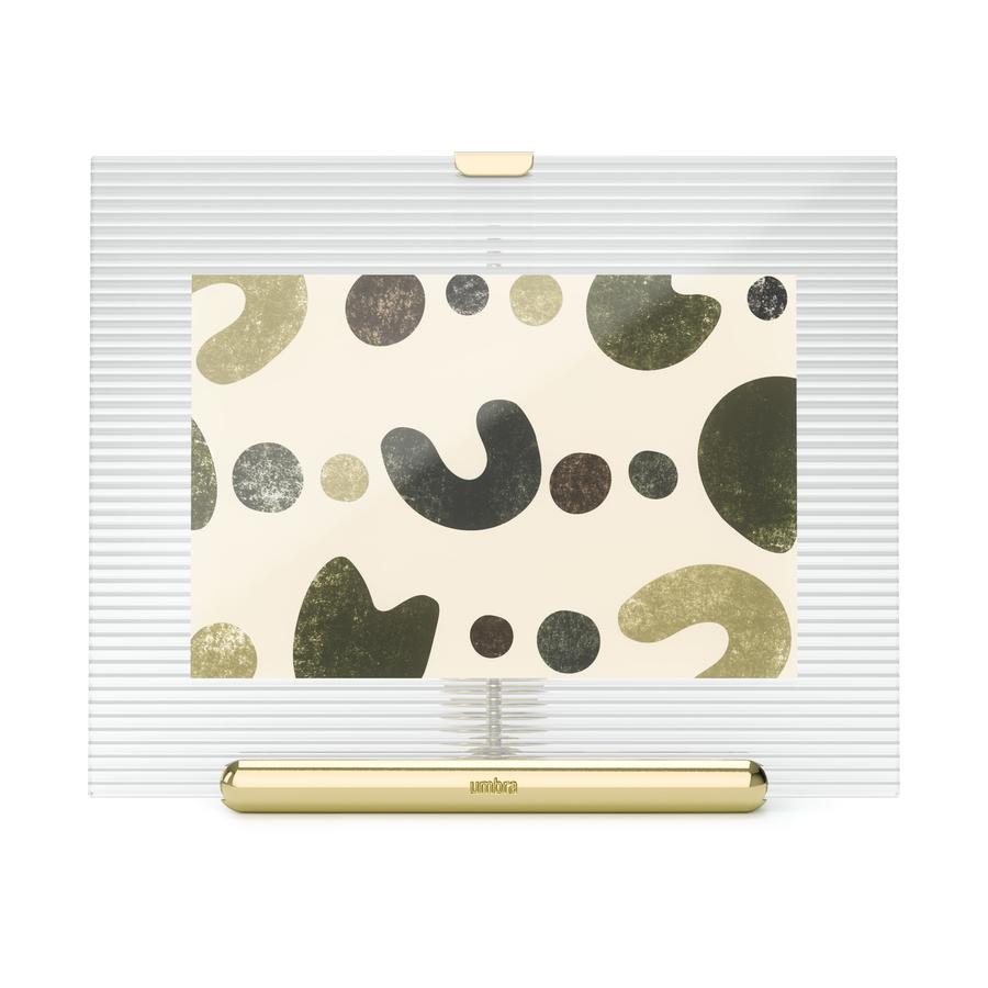 Umbra Flute 10 x 15cm Picture Frame Brass Brass