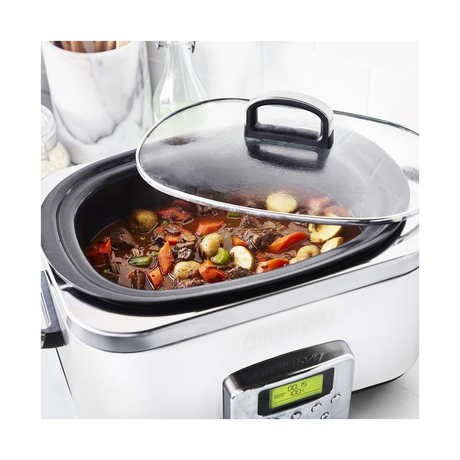 GreenPan Slow Cooker 6L Cloud Cream Cloud Cream