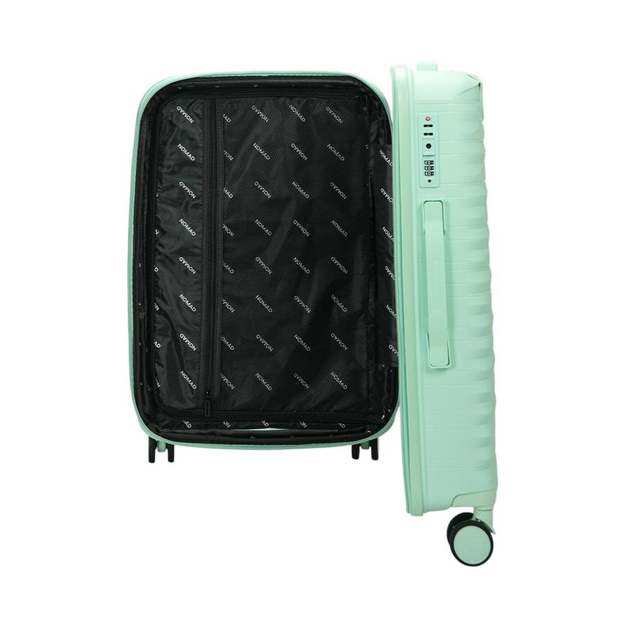 Nomad Discover 65cm Hardside Checked Suitcase Mint Mint